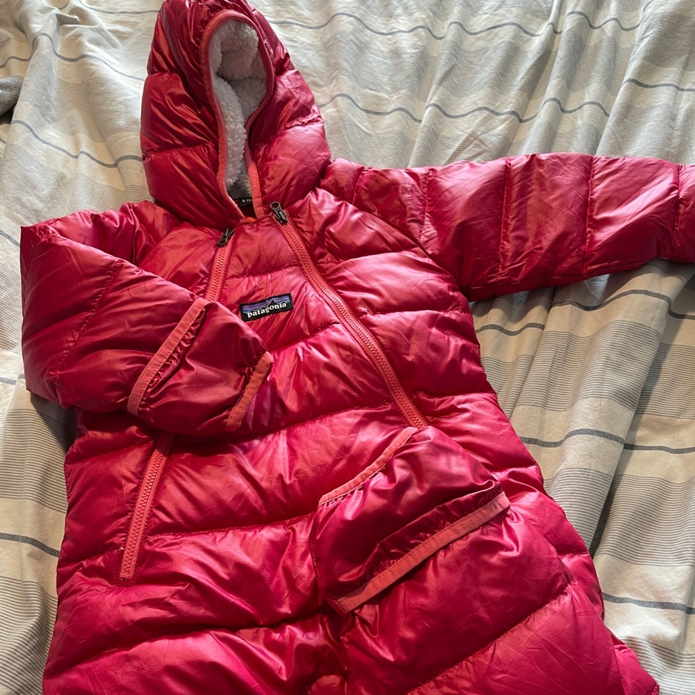 Pink Patagonia hi loft bunting